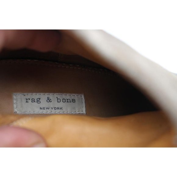 Rag & Bone Boots Newbury Women's 40 / 10 Bootie Distressed Brown Suede Heel - Picture 10 of 10